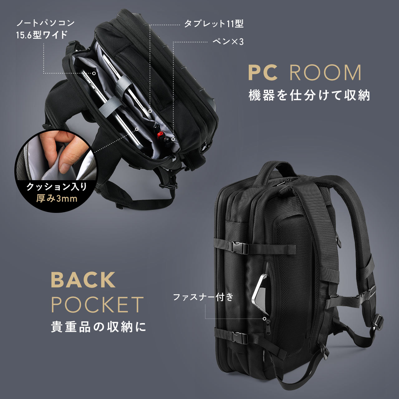 ハードタイプ リュック Amazon.co.jp: [サンワダイレクト] ハードシェル リュック 軽量