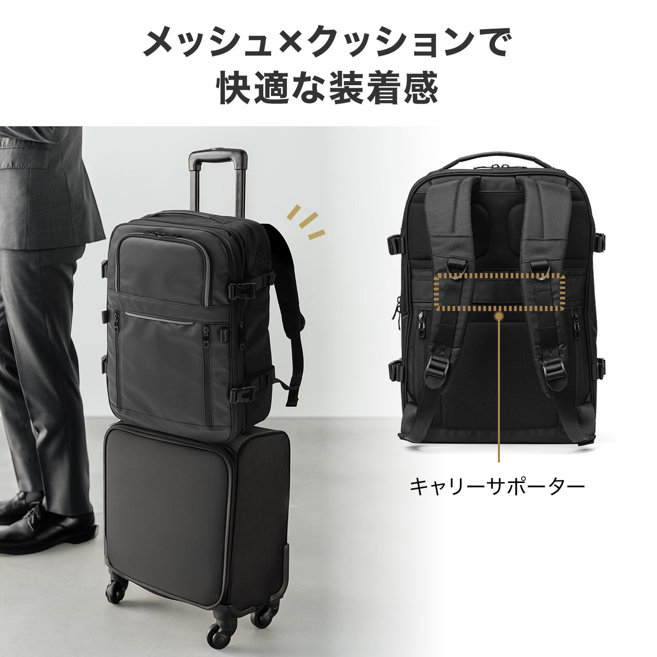 SANWA SUPPLY（サンワサプライ） リュック メンズ 大容量 リュック