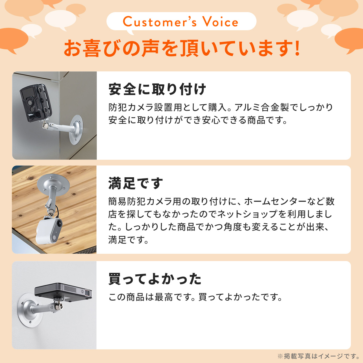 SANWA SUPPLY（サンワサプライ） 防犯カメラ スタンド アーム カメラ