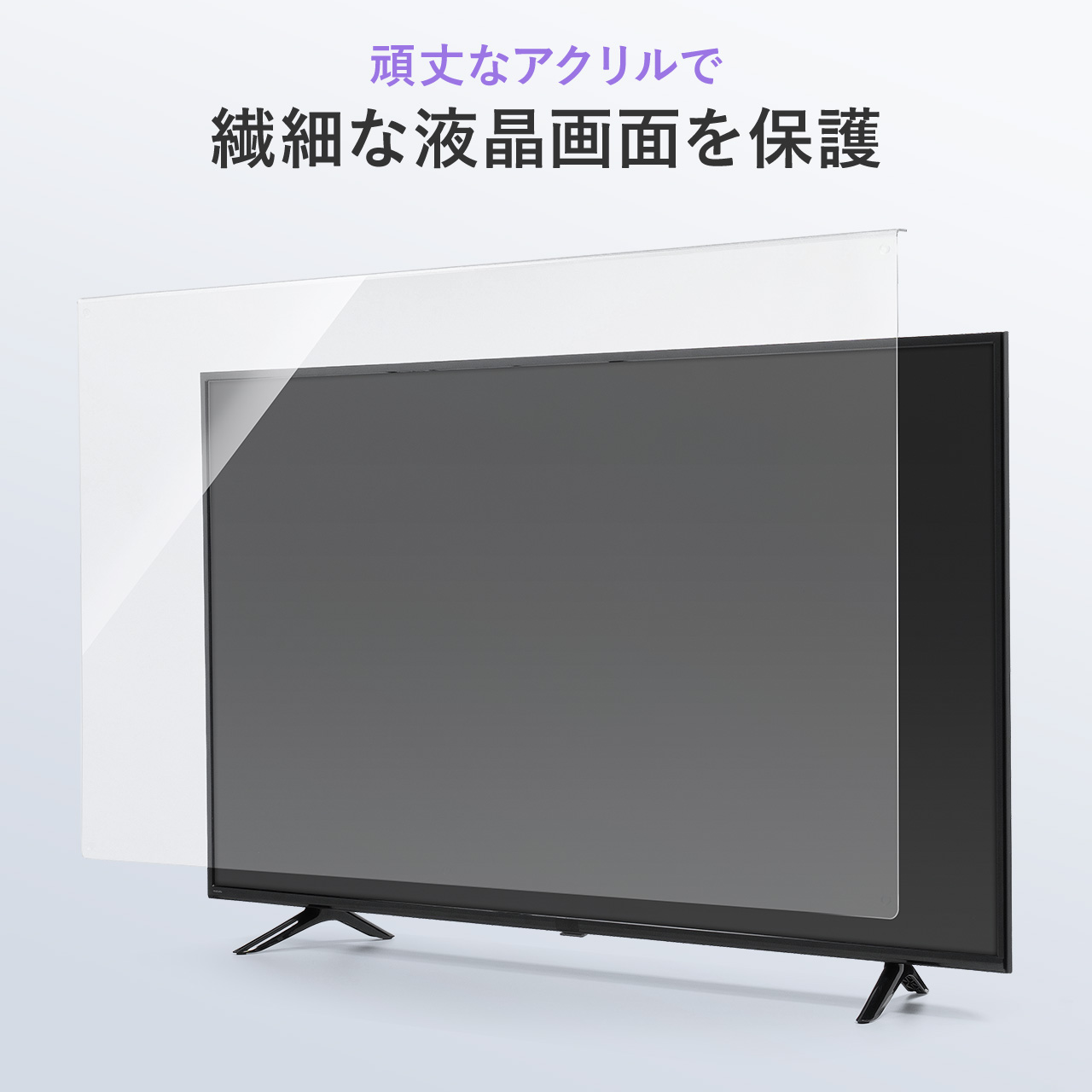 SANWA SUPPLY（サンワサプライ） テレビ保護パネル 55型 55インチ 対応