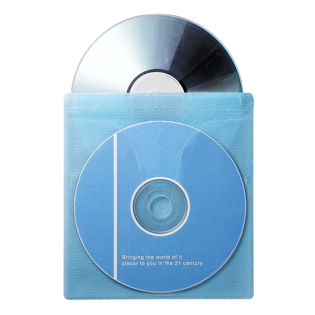 不織布ケース DVDケース CDケース 500枚セット 両面タイプ 2枚収納 スリム 薄型 ミックス DVD CD メディアケース ディスクケース 大容量 保管 200-FCD008MX-5
