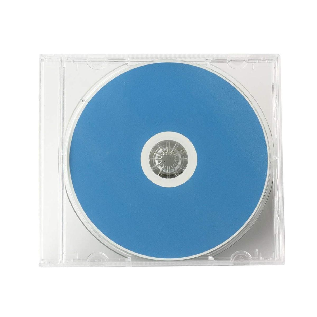 DVDケース CDケース 100枚セット ブルーレイケース Blu-ray ジュエルケース プラケース スリム 薄型 10mm CD DVD BD  1枚収納 200-FCD024-100