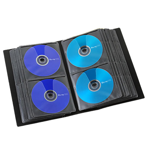 ブルーレイケース 収納 DVDケース ブルーレイ Blu-ray 120枚収納 ブルーレイディスク BD DVD CD ファイル ケース 2個セット 大容量 おしゃれ 200-FCD047BK--2｜sanwadirect｜11