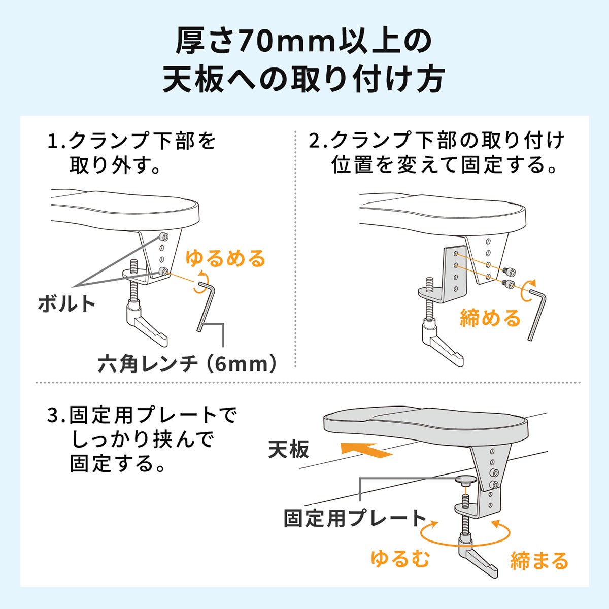 マウステーブル マウスパッド スライド式 パソコン マウス 肘置き リストレスト エルゴノミクス クランプ取り付け ブラック  :200-MPD024BK:サンワダイレクト - 通販 - Yahoo!ショッピング