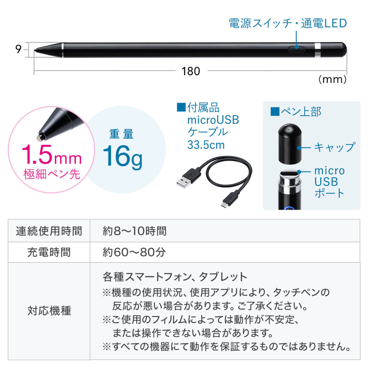 感圧式タッチペンの商品一覧 通販 - Yahoo!ショッピング