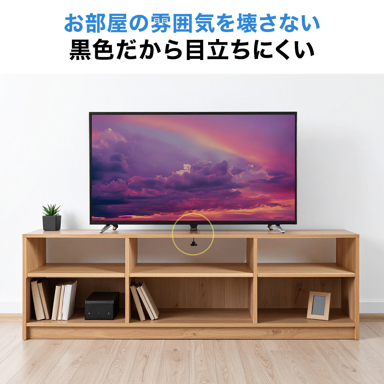 SANWA SUPPLY（サンワサプライ） テレビ 転倒防止ベルト 液晶テレビ TV