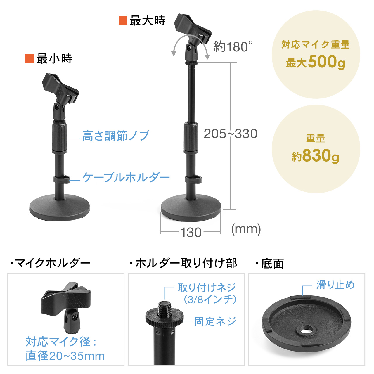 特別送料無料！】 サウスノース マイクスタンド fawe.org