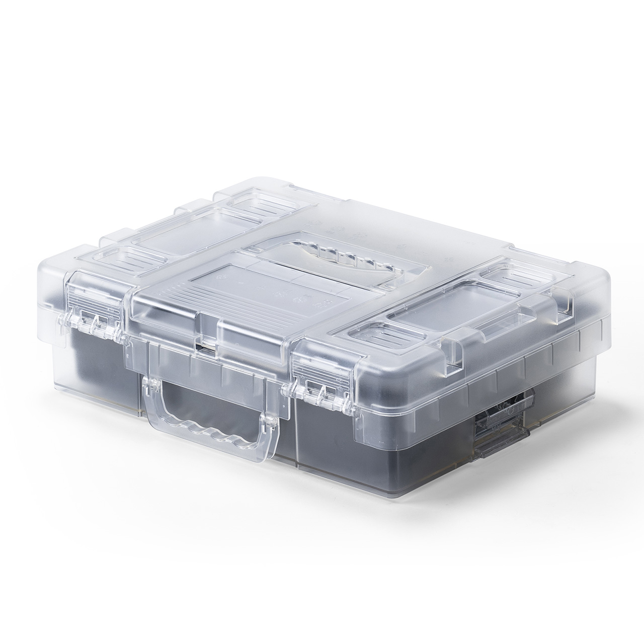 SANWA SUPPLY 工具箱 大型 プラスチック 大容量 収納 ケース