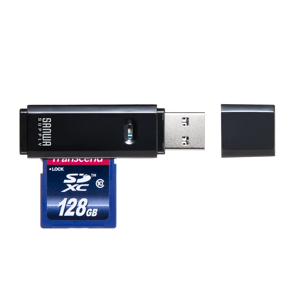 カードリーダー SDカード microSDカード リーダー USB3.1 Gen1 コンパクト :400-ADR317BK:サンワダイレクト - 通販  - Yahoo!ショッピング