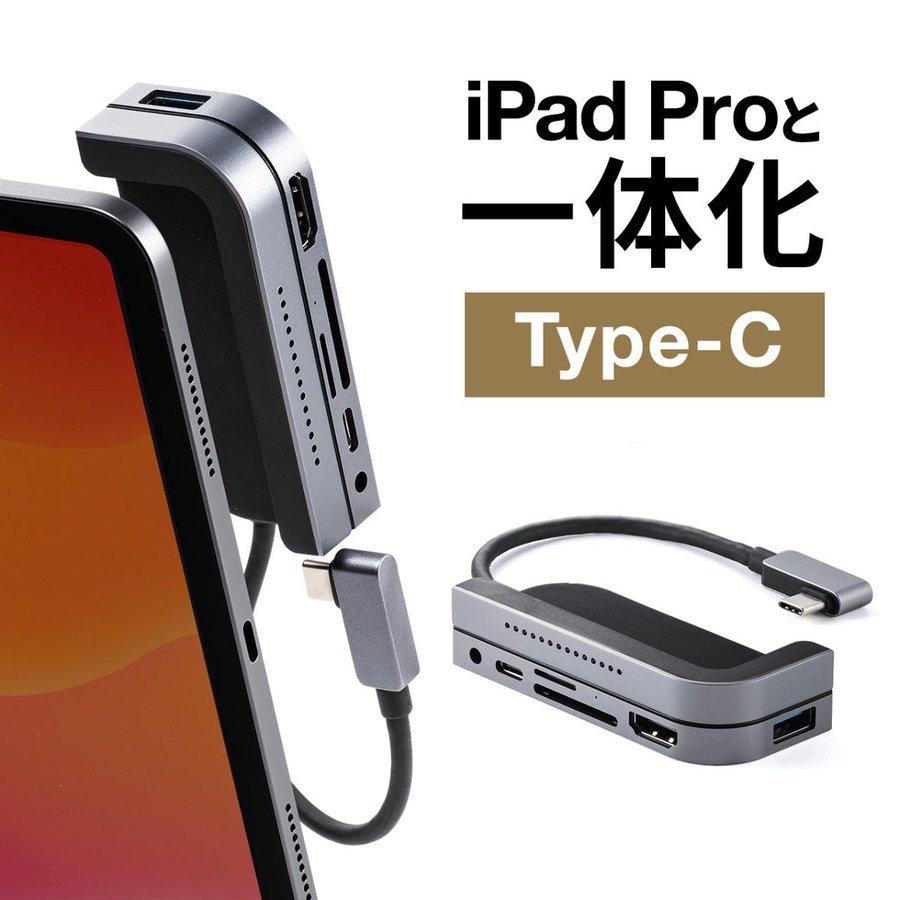 USBハブ Type-C ハブ HDMI出力 PD給電 カードリーダー SD microSD 3.5mmジャック 変換アダプタ ドッキングハブ  iPad Pro 【SALE／103%OFF】