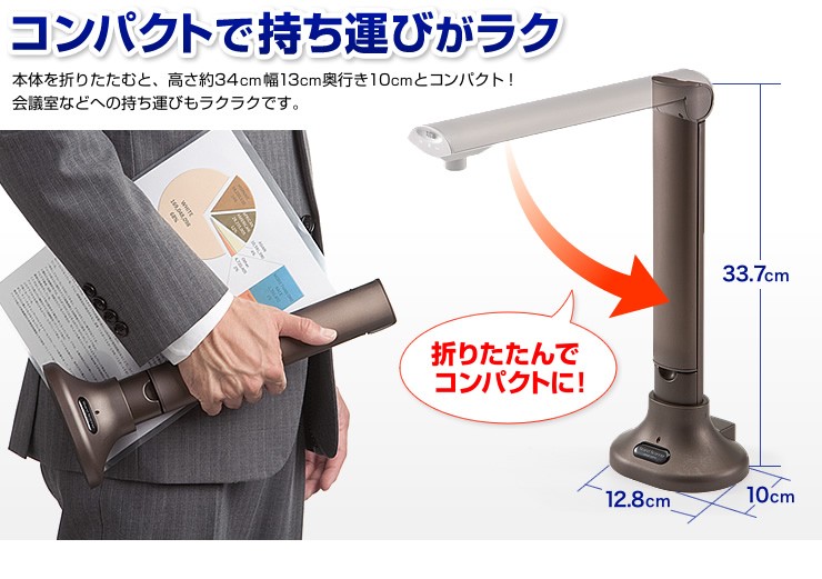 【はるちゃん】サンワサプライStand Scanner400-CMS013 Amazon | サンワダイレクト スタンドスキャナー USB書画カメラ