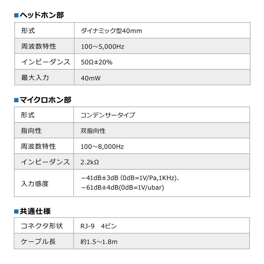 電話機 ヘッドセット コールセンター用 業務用 インカム 固定電話 両耳 400-HS041｜sanwadirect｜09