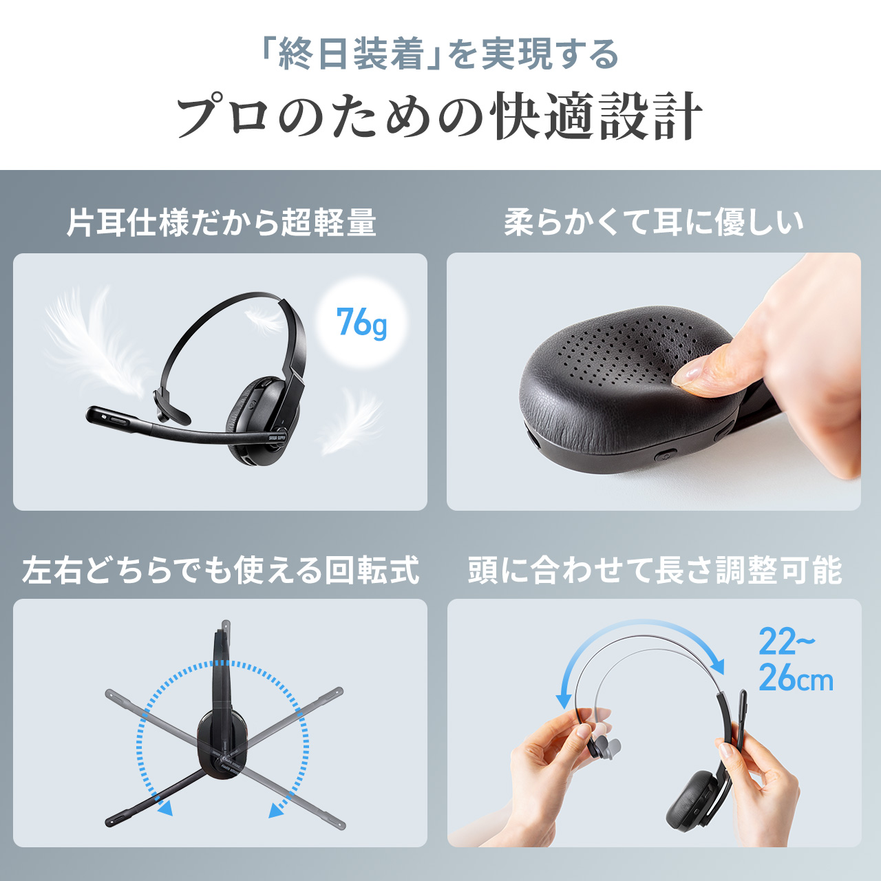 SANWA SUPPLY（サンワサプライ） ヘッドセット ワイヤレス 充電