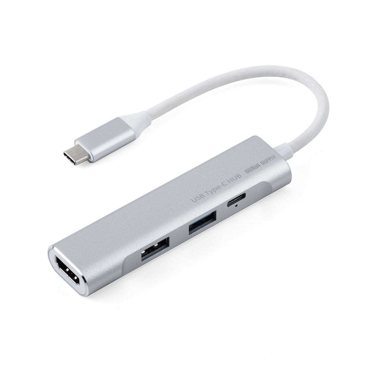 USB ハブ Type-C HDMI出力 4K USB-C タイプC PD充電 60W対応 4K/30Hz対応 MacBook iPad Pro Nintendo Switch 任天堂 スイッチ 対応 400-HUB086｜sanwadirect｜03