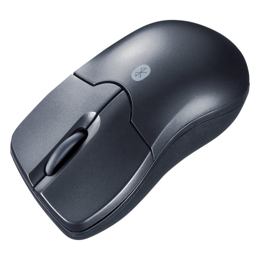 マウス ワイヤレスマウス 超小型　無線 Bluetooth ブルートゥース ブルーLEDセンサー 3ボタン 静音 モバイル 持ち運び 400-MA129｜sanwadirect｜02