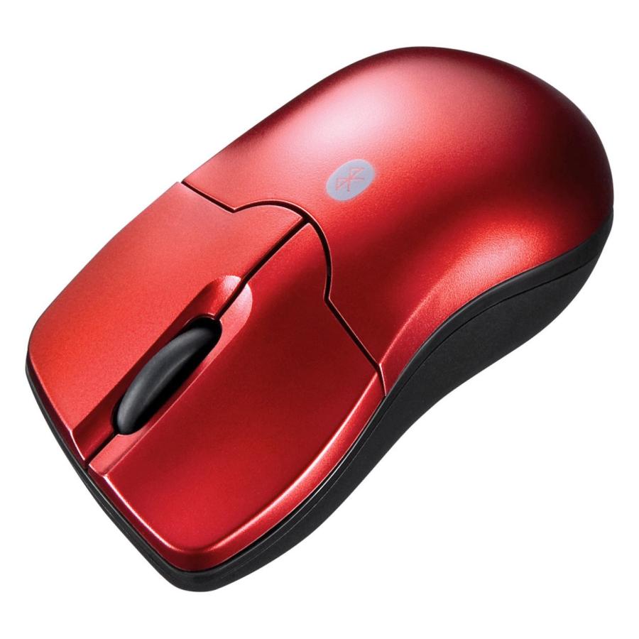 マウス ワイヤレスマウス 超小型　無線 Bluetooth ブルートゥース ブルーLEDセンサー 3ボタン 静音 モバイル 持ち運び 400-MA129｜sanwadirect｜03