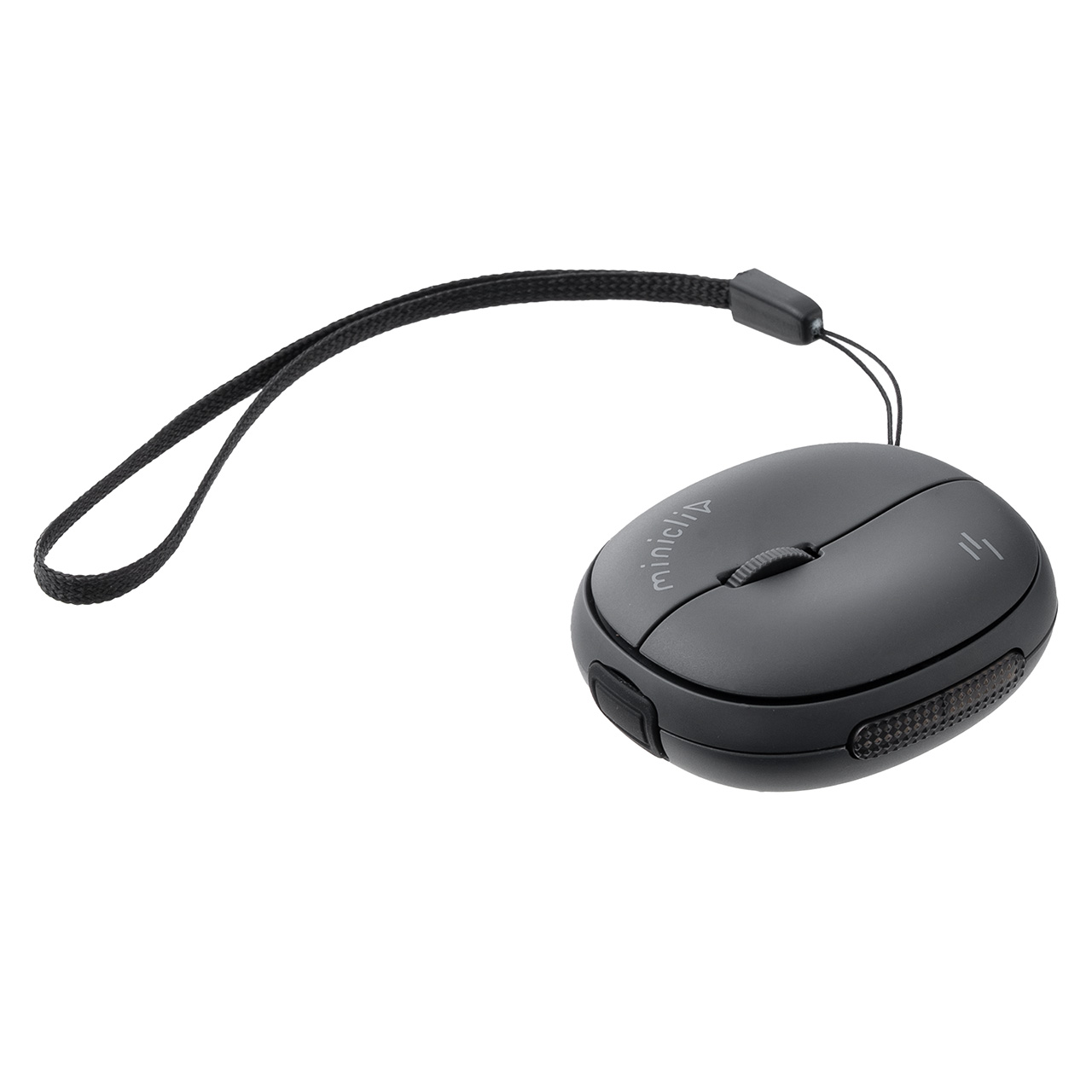 超小型 マウス Bluetooth ワイヤレス ストラップ付き 5ボタン 充電式 持ち運び 無線 モバイルマウス コンパクト マルチペアリング miniclip 400-MABT210 | SANWA SUPPLY | 02