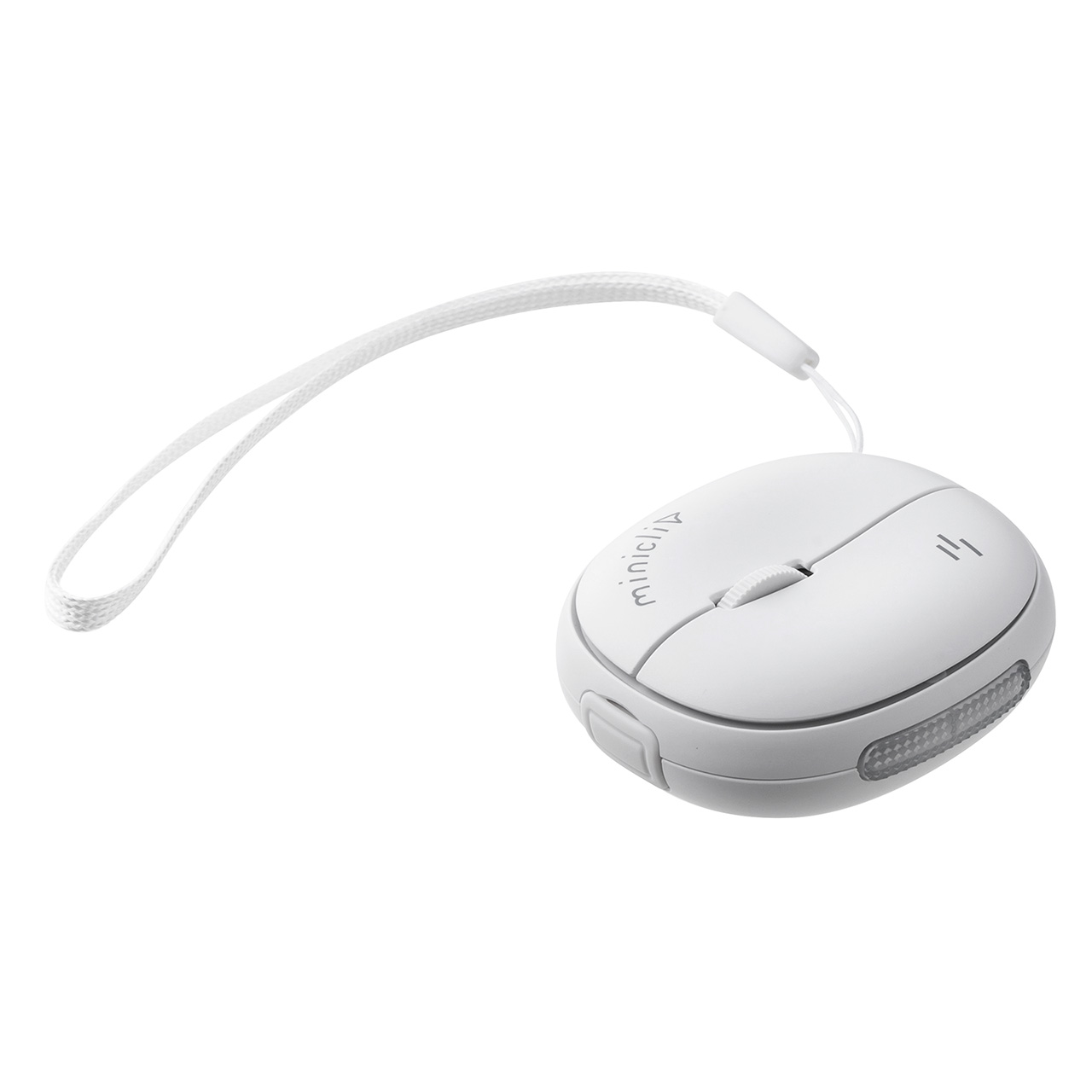 超小型 マウス Bluetooth ワイヤレス ストラップ付き 5ボタン 充電式 持ち運び 無線 モバイルマウス コンパクト マルチペアリング miniclip 400-MABT210 | SANWA SUPPLY | 03
