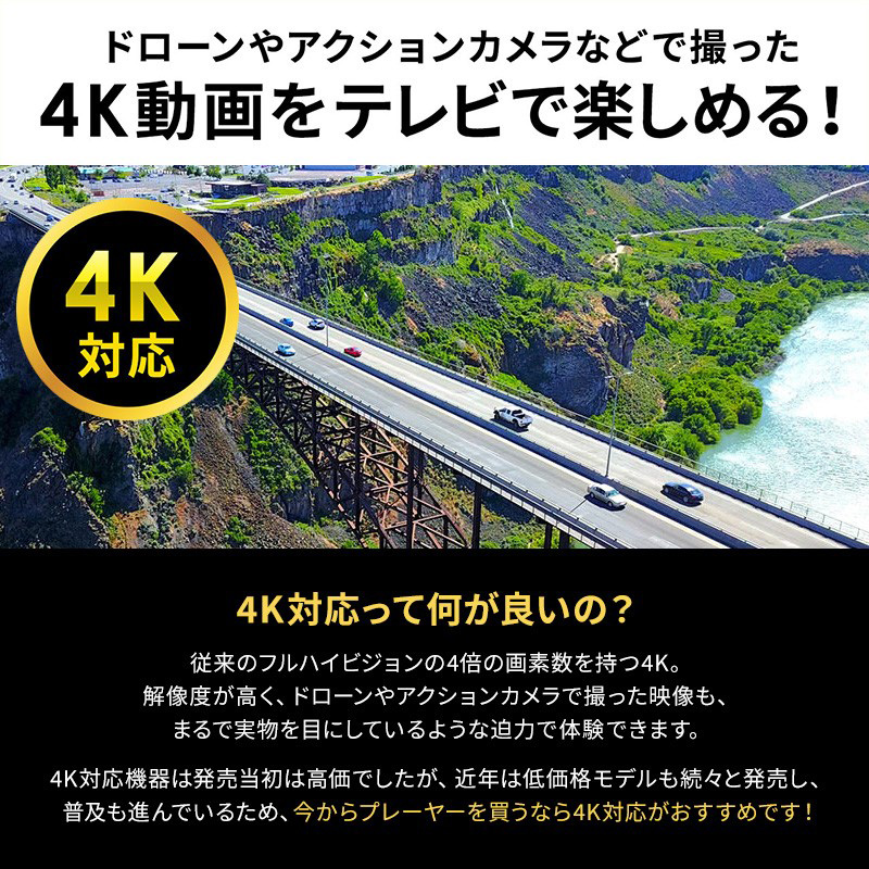 メディアプレーヤー 4K対応 SDカード を テレビ で 再生 HDMI USBメモリ 400-MEDI023｜sanwadirect｜06