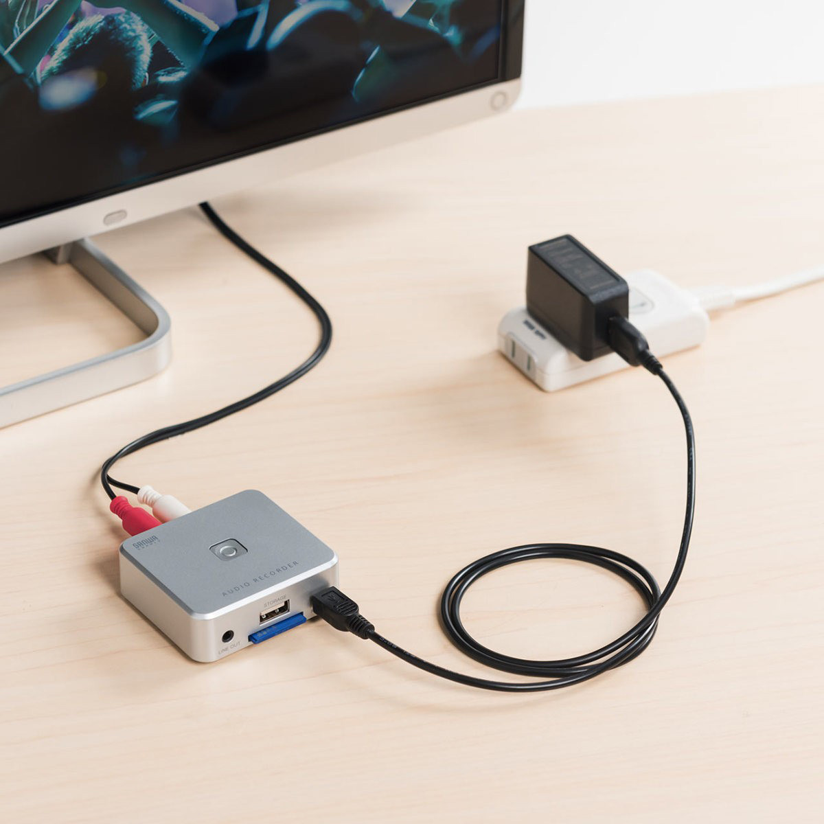 カセットテープ オーディオキャプチャー デジタル化 SDカード USBメモリ 保存 400-MEDI025｜sanwadirect｜15