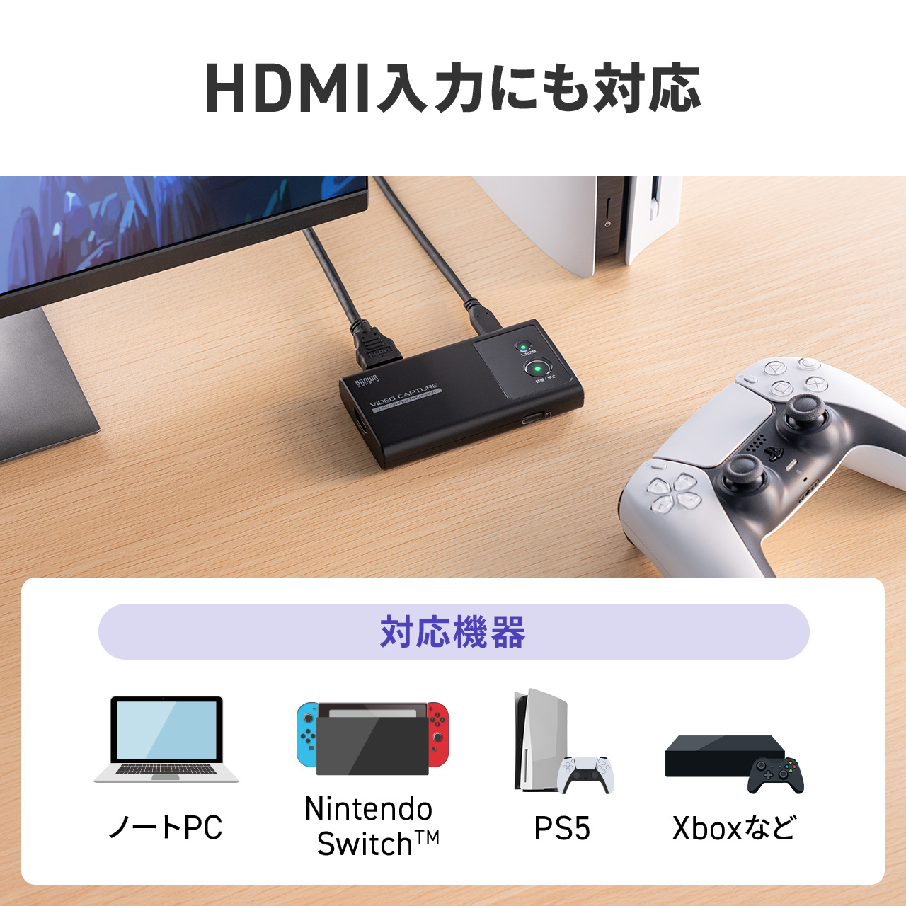 SANWA SUPPLY（サンワサプライ） キャプチャーボード PC不要 USB-C
