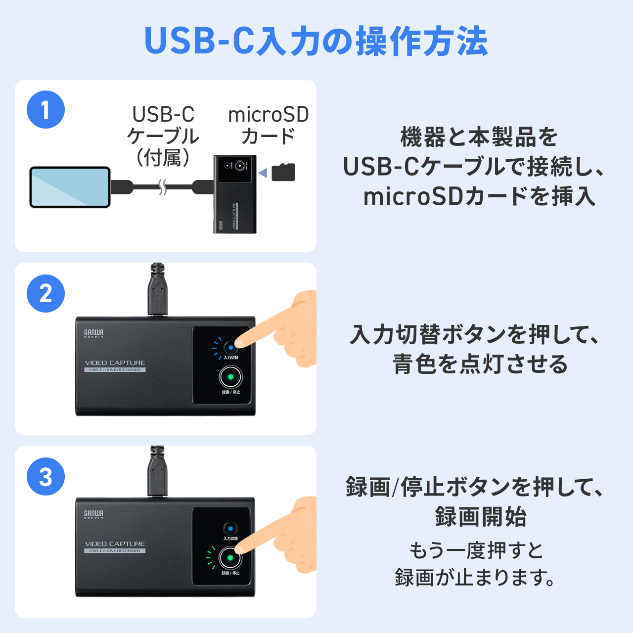 サンワダイレクト　ビデオキャプチャー ブラック 400-MEDI054 サンワダイレクト本店 サンワサプライ【オフィス・PC周辺通販】