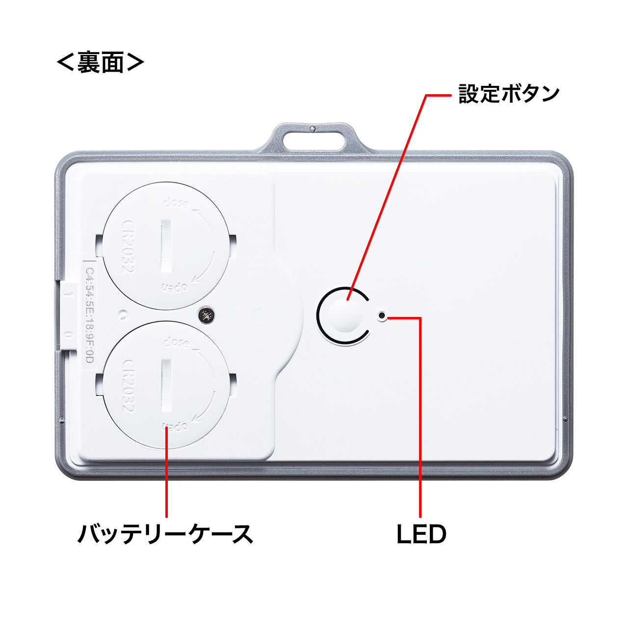 Amazon.co.jp: サンワダイレクト ビーコン カードホルダー型 BLE
