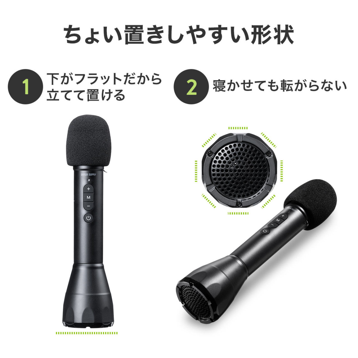 拡声器 ハンドマイク スピーカー＆マイク一体型 小型 マイク型 無線