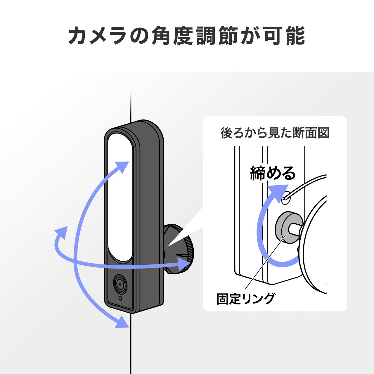防犯カメラ 屋外 室内 家庭用 ワイヤレス IP65 センサーライト 人感センサー 無線 録画 スマホ LED付 Wi-Fi 防犯 ペット 夜間撮影 動体検知 400-SSA011 | SANWA SUPPLY | 12