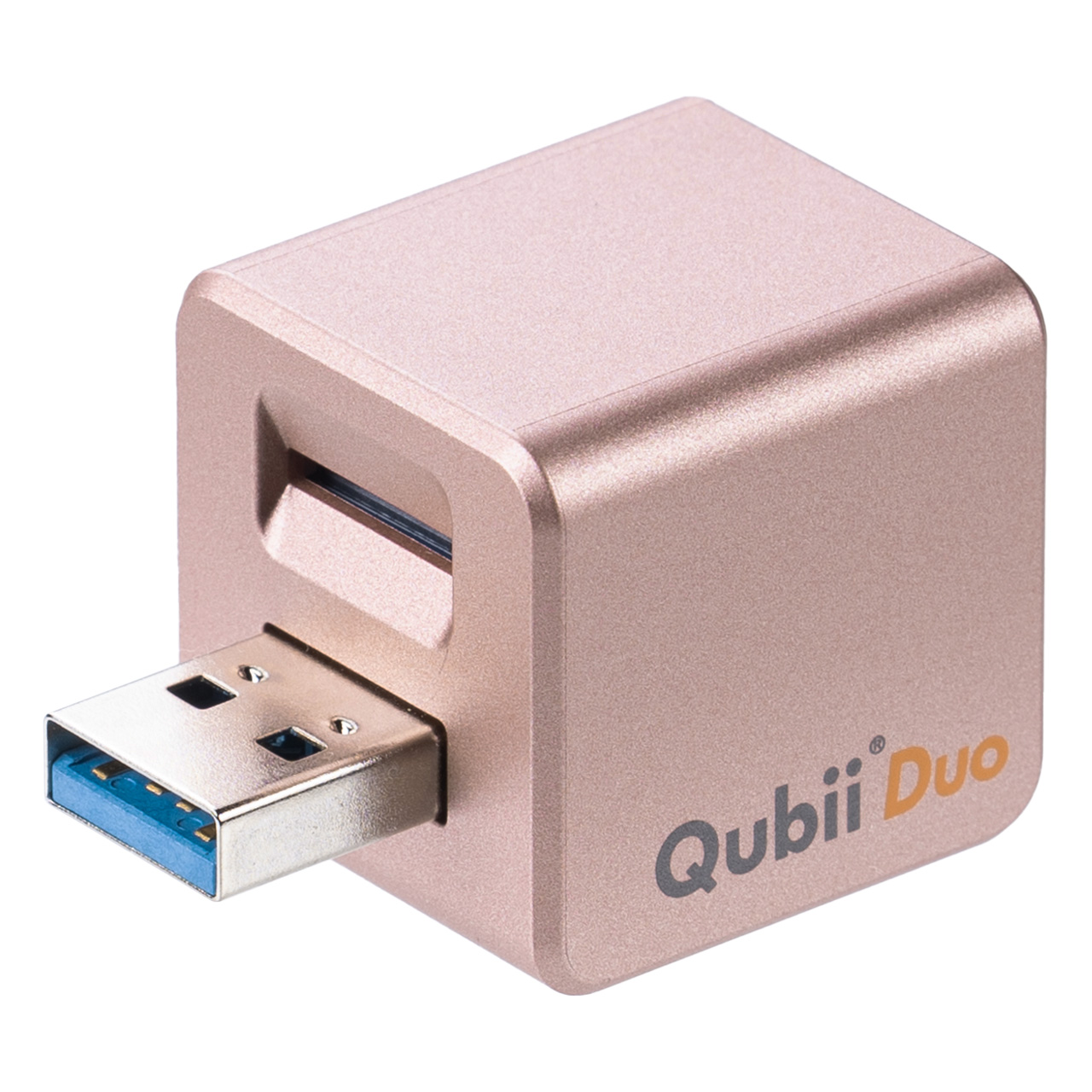 iPhone バックアップ 自動 Qubii Duo Android カードリーダー microSD 