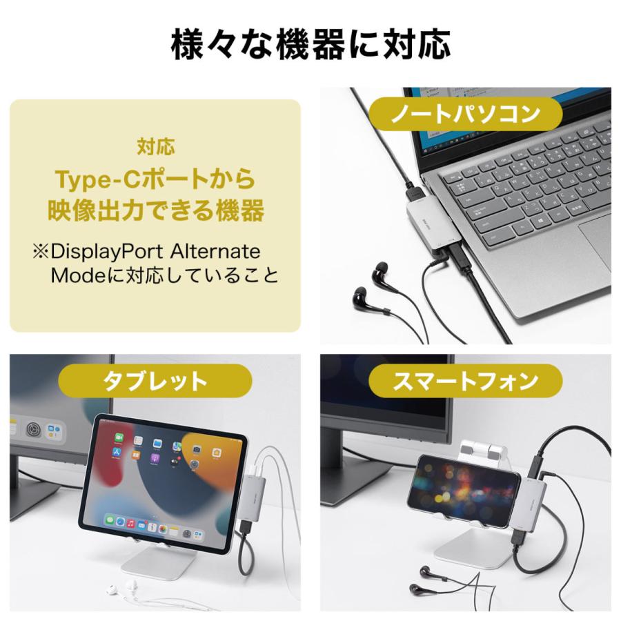 気質アップ】USB Type-C HDMI Air 4K iPad スマホ 3.5mmイヤホンジャック mini ハブ PD100W 60Hz HDR対応 iPad アダプタ iPad 映像出力 変換 Pro 分配器、切替器 USB ⇒ type C 変換 アダプタ スマホ タブレット パソコン 赤