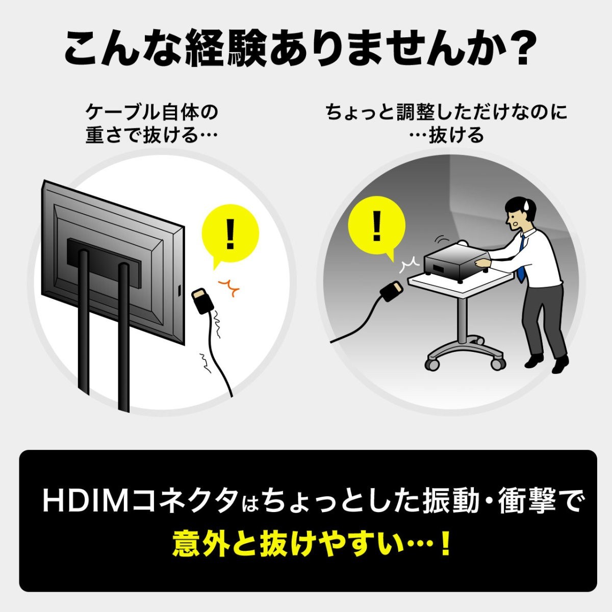 HDMIケーブル ロング ケーブル HDMI 15m 抜けにくい ラッチ付き 抜け