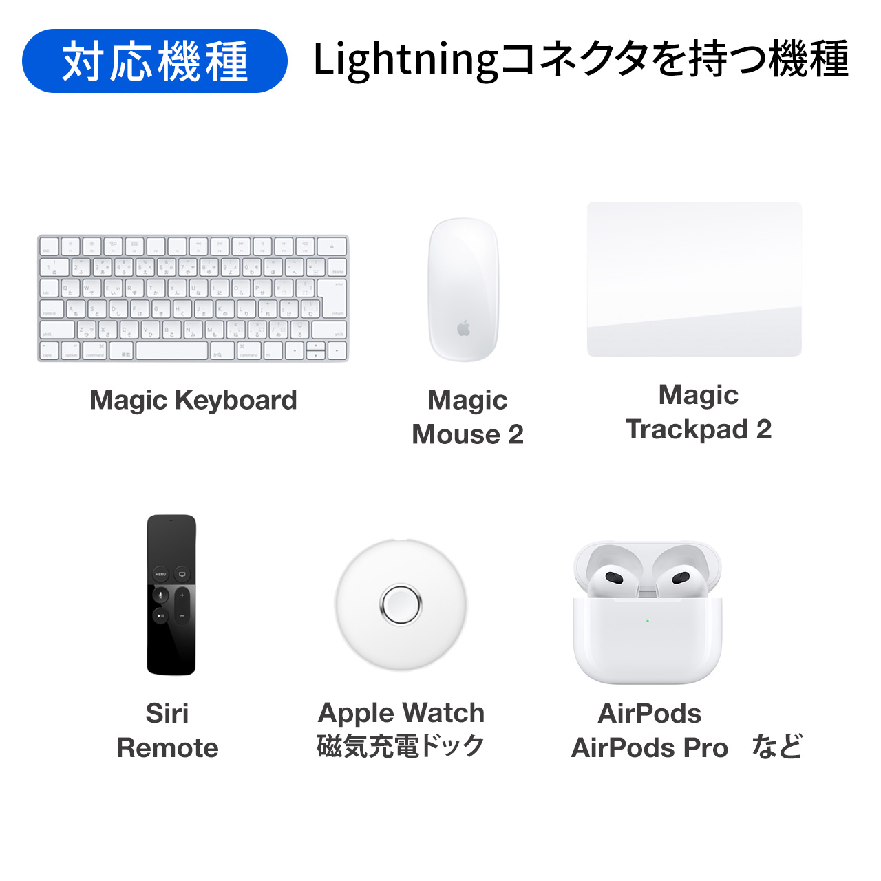 ライトニングケーブル 充電器 iPhone iPad Lightning 12cm MFi認証品 充電 充電ケーブル 500-IPLM010WK2｜sanwadirect｜04