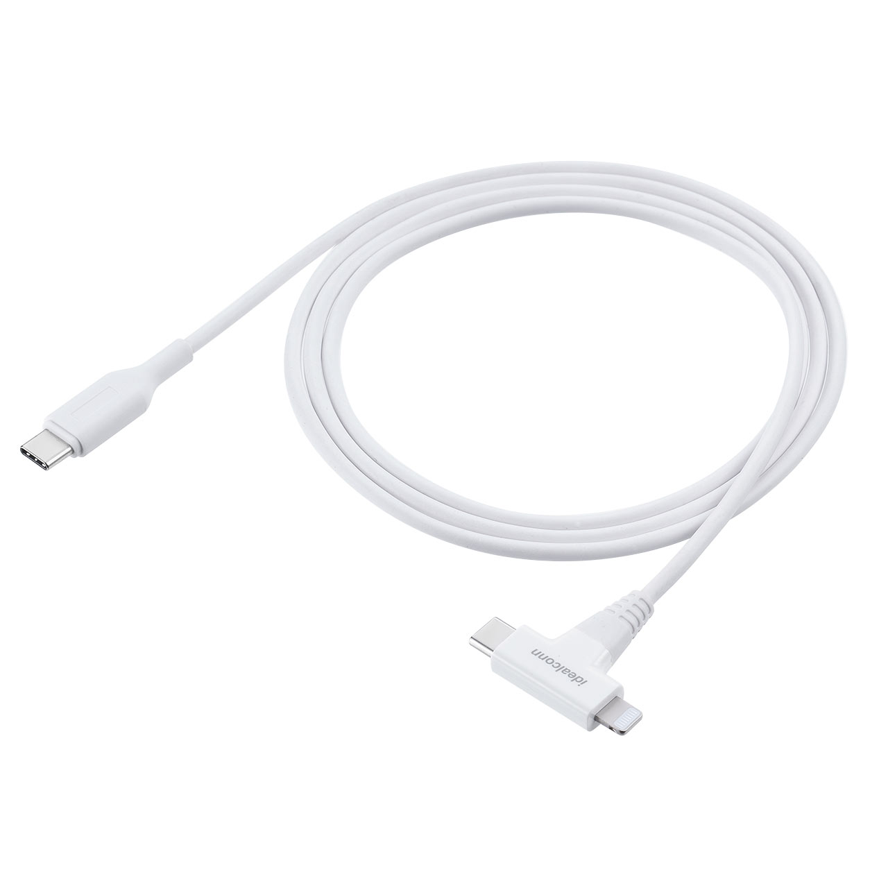 USB Type-C Lightning ライトニング 2in1 USBケーブル 1.2m USB PD60W対応 急速充電 データ転送 Apple MFi 認証品 iPad 第10世代 iPhone15 500-IPLM033｜sanwadirect｜03