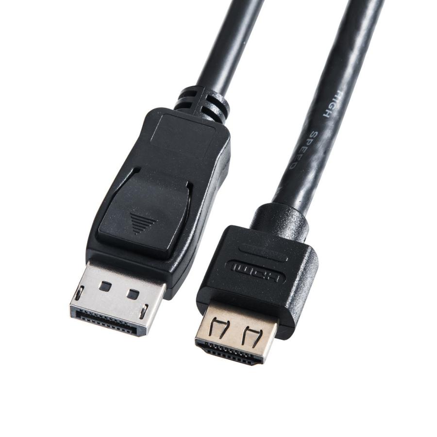 HDMI 変換 ケーブル DisplayPort HDMI 変換ケーブル ディスプレイポート 5m 500-KC021-5｜sanwadirect｜09