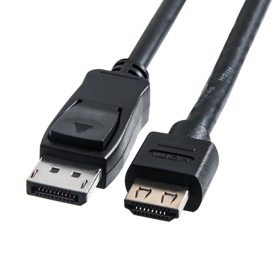 HDMI 変換 ケーブル DisplayPort HDMI 変換ケーブル ディスプレイポート 5m 500-KC021-5｜sanwadirect｜10