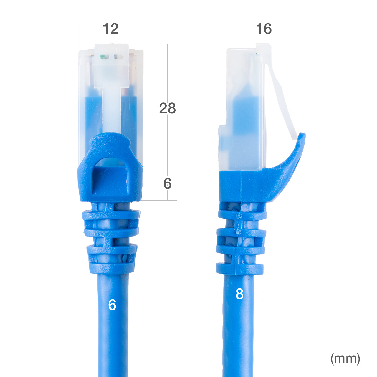 LANケーブル CAT6A 2m カテゴリ6A カテ6A ランケーブル 通信ケーブル 超高速 爪折れ防止 カバー付き より線 ストレート 全結線 PoE対応 500-LAN6AN-02｜sanwadirect｜12