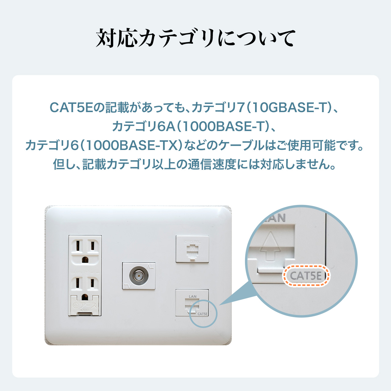 LANケーブル CAT6A 3m カテゴリ6A カテ6A ランケーブル 通信ケーブル 超高速 爪折れ防止 カバー付き より線 ストレート 全結線 PoE対応 500-LAN6AN-03｜sanwadirect｜11