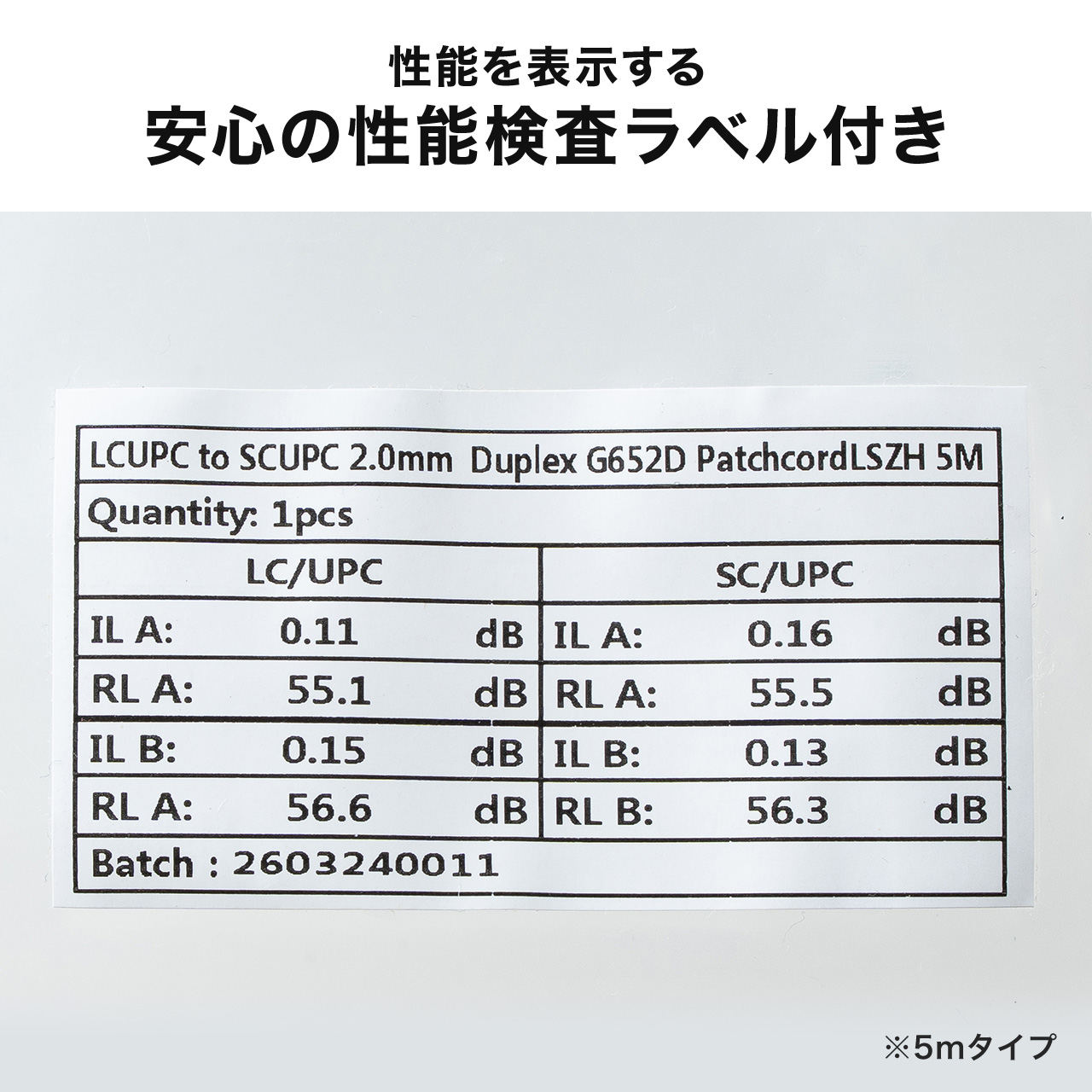 SANWA SUPPLY（サンワサプライ） 光ファイバケーブル 10m OS2 LC×2-SC