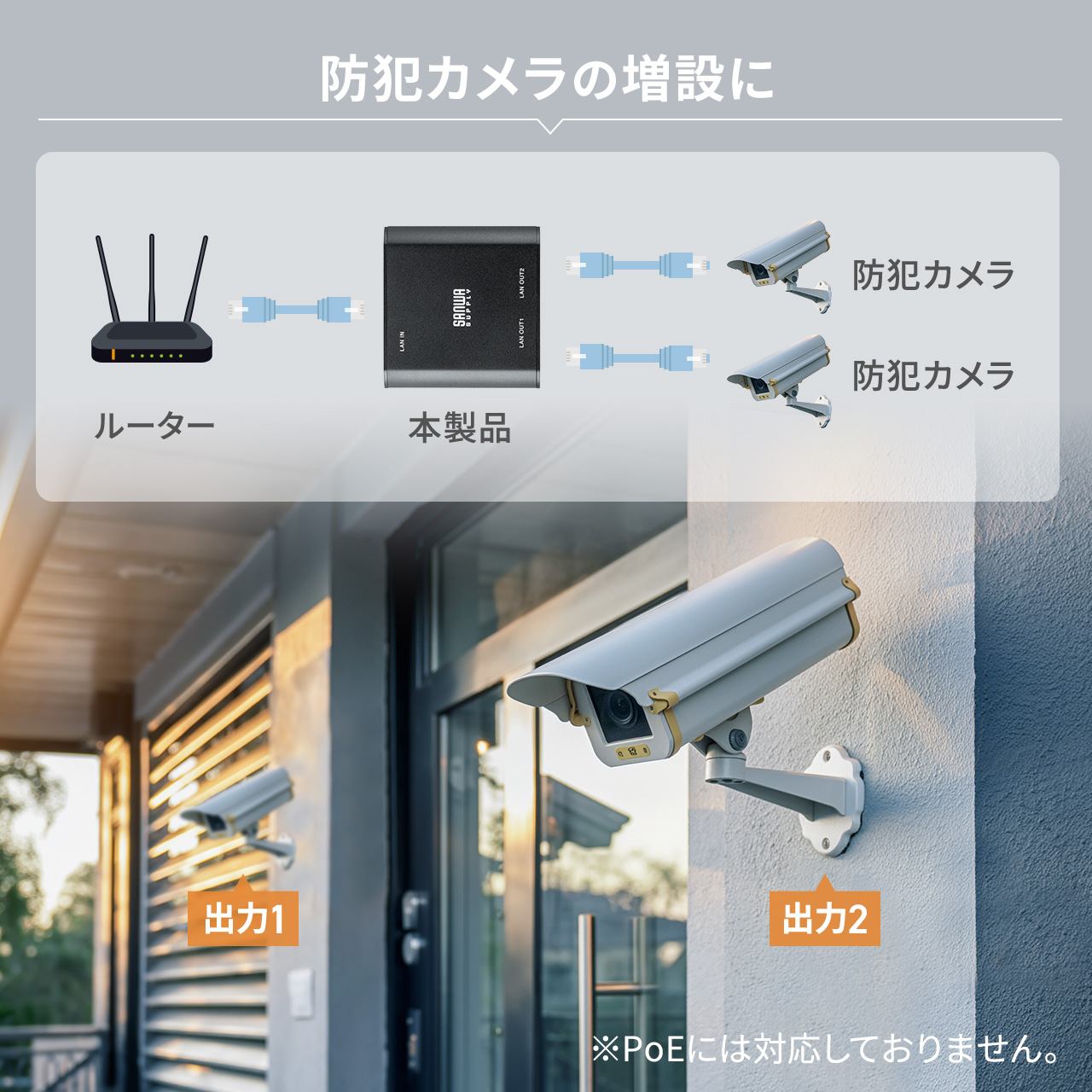 LANハブ 3ポート スイッチングハブ ハブ LAN ラン 拡張 増設 高速 安定 ギガビット USB Type-C USB-C 給電 超小型 アルミ コンパクト 小型 2分配 500-SWH012 | SANWA SUPPLY | 13
