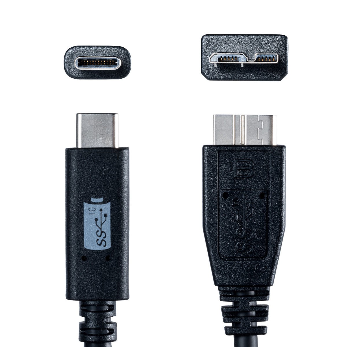 Type-C 充電ケーブル USB TypeC micro B オス タイプC 50cm 0.5m Gen2 500-USB054-05｜sanwadirect｜09