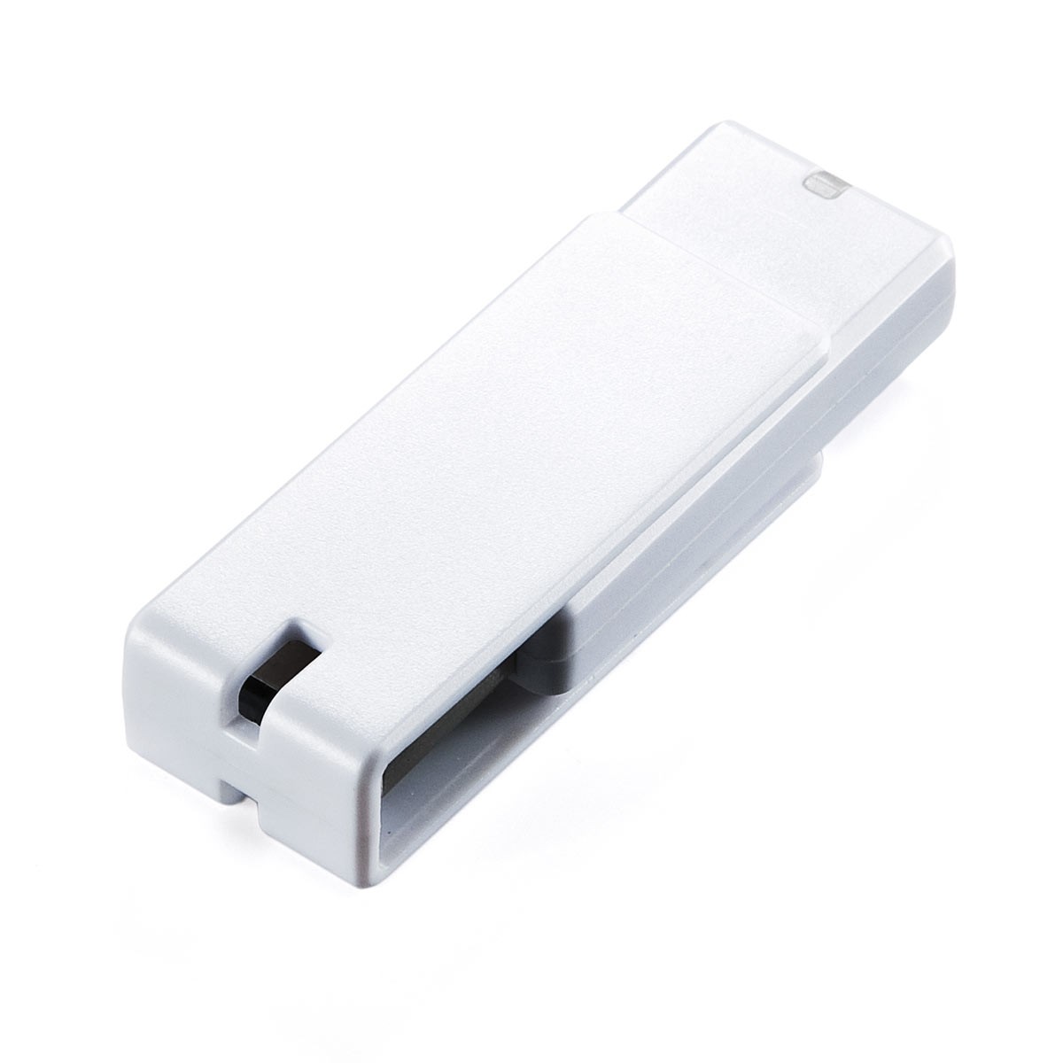 USBメモリ 64GB USB3.0 高速 スイング式 USBメモリー キャップレス ストラップ付き ホワイト 600-3US64GW｜sanwadirect｜09