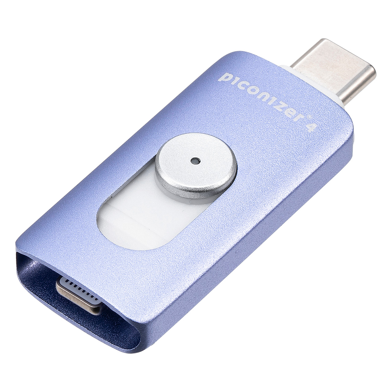 Piconizer4 ピコナイザー4 Lightning/Type-C 両対応 USBメモリ 128GB iPhone Android 対応 MFi認証 バックアップ iPad USB 10Gbps 専用ポーチ付 600-IPLUC128G｜sanwadirect｜03