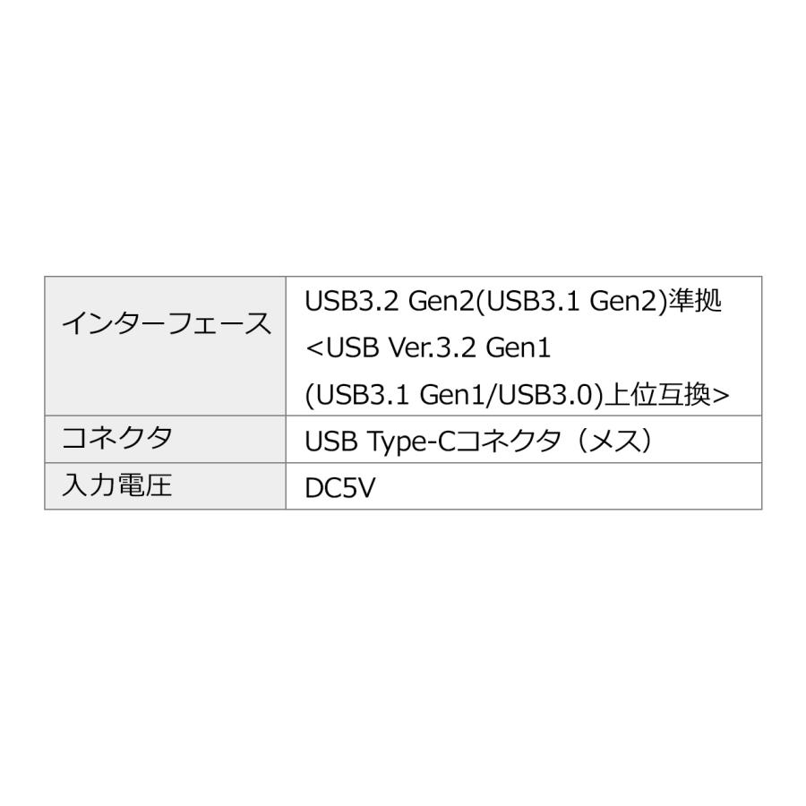 SSD 外付け 512GB ポータブルSSD USB3.2 Gen2 最大読込速度約1000MB/s 小型 テレビ録画 PS5/PS4/Xbox Series X Type-A/Type-C 600-USSDL512GB｜sanwadirect｜11