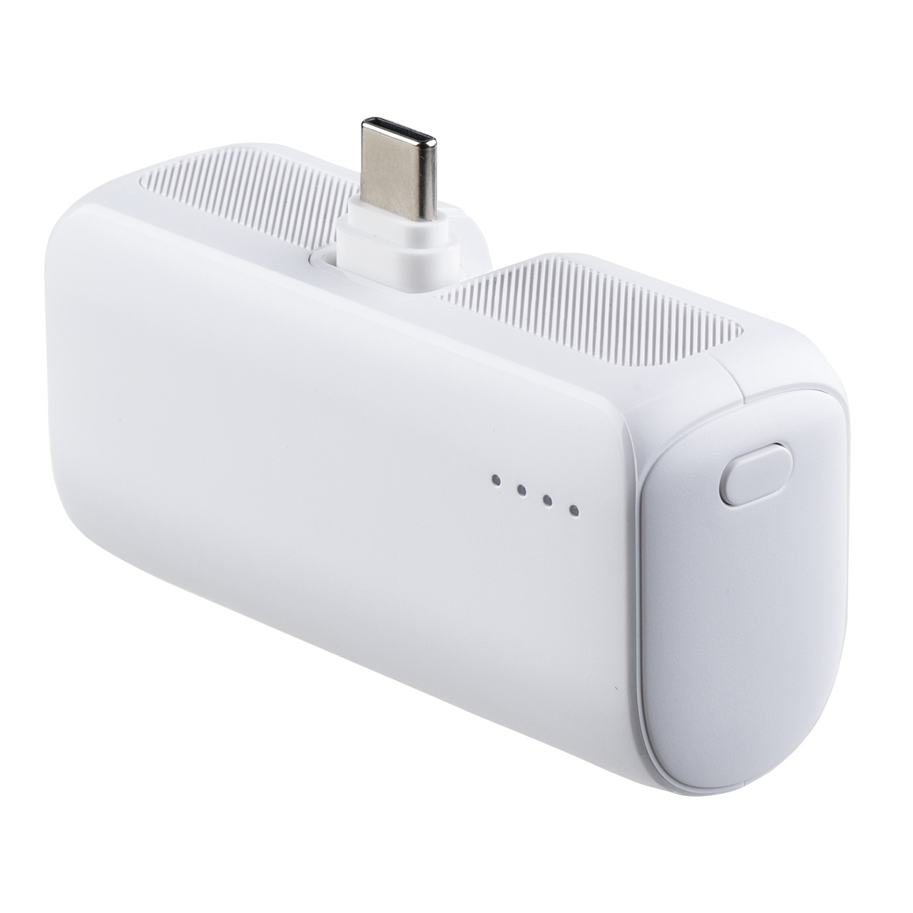 SANWA SUPPLY モバイルバッテリー 直挿し 5000mAh PD20W 小型