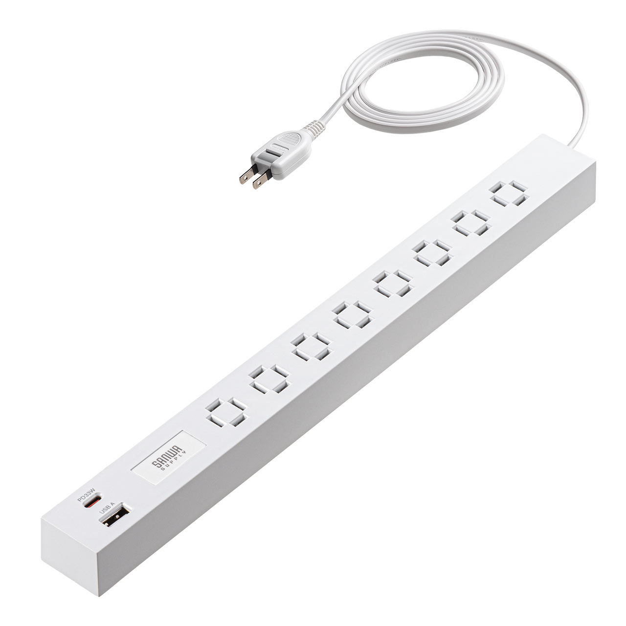 SANWA SUPPLY（サンワサプライ） 電源タップ 1.5m 8個口 USB タイプC
