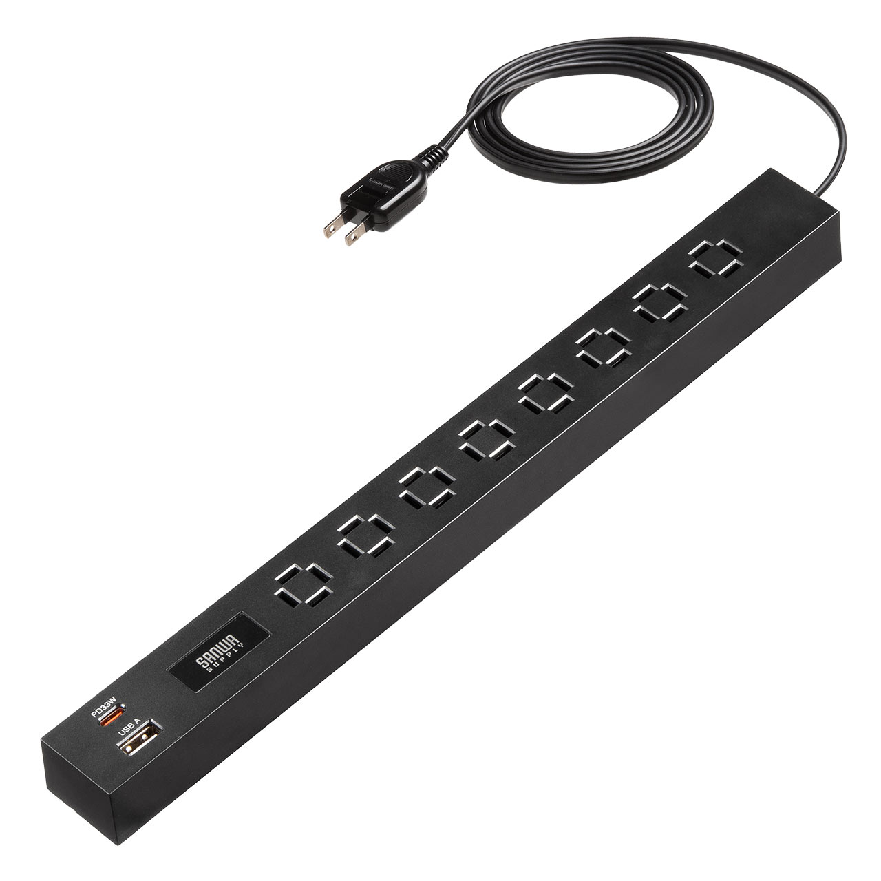 SANWA SUPPLY（サンワサプライ） 電源タップ 3m 8個口 USB タイプC