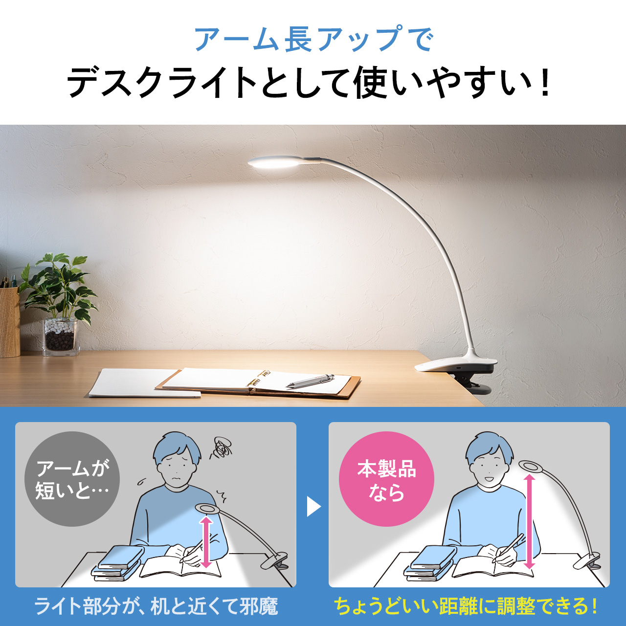 高額売筋 LEDデスクライト クリップライト 電気スタンド nmef.com