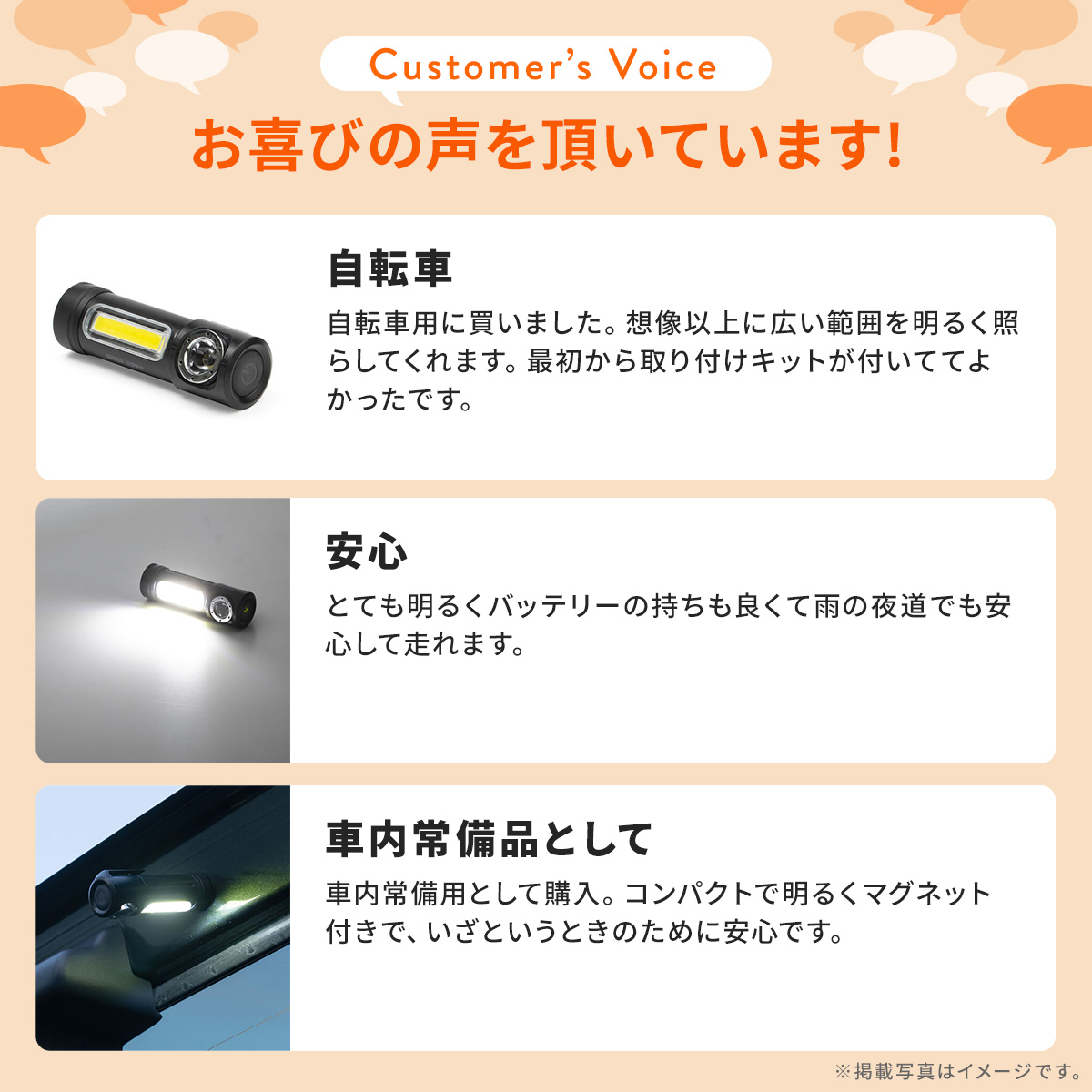 LEDライト ハンディライト ワークライト 小型 充電式 マグネット内蔵 防水 IPX6 最大400ルーメン 懐中電灯 強力 防災 停電 地震対策 800-LED064 | SANWA SUPPLY | 01