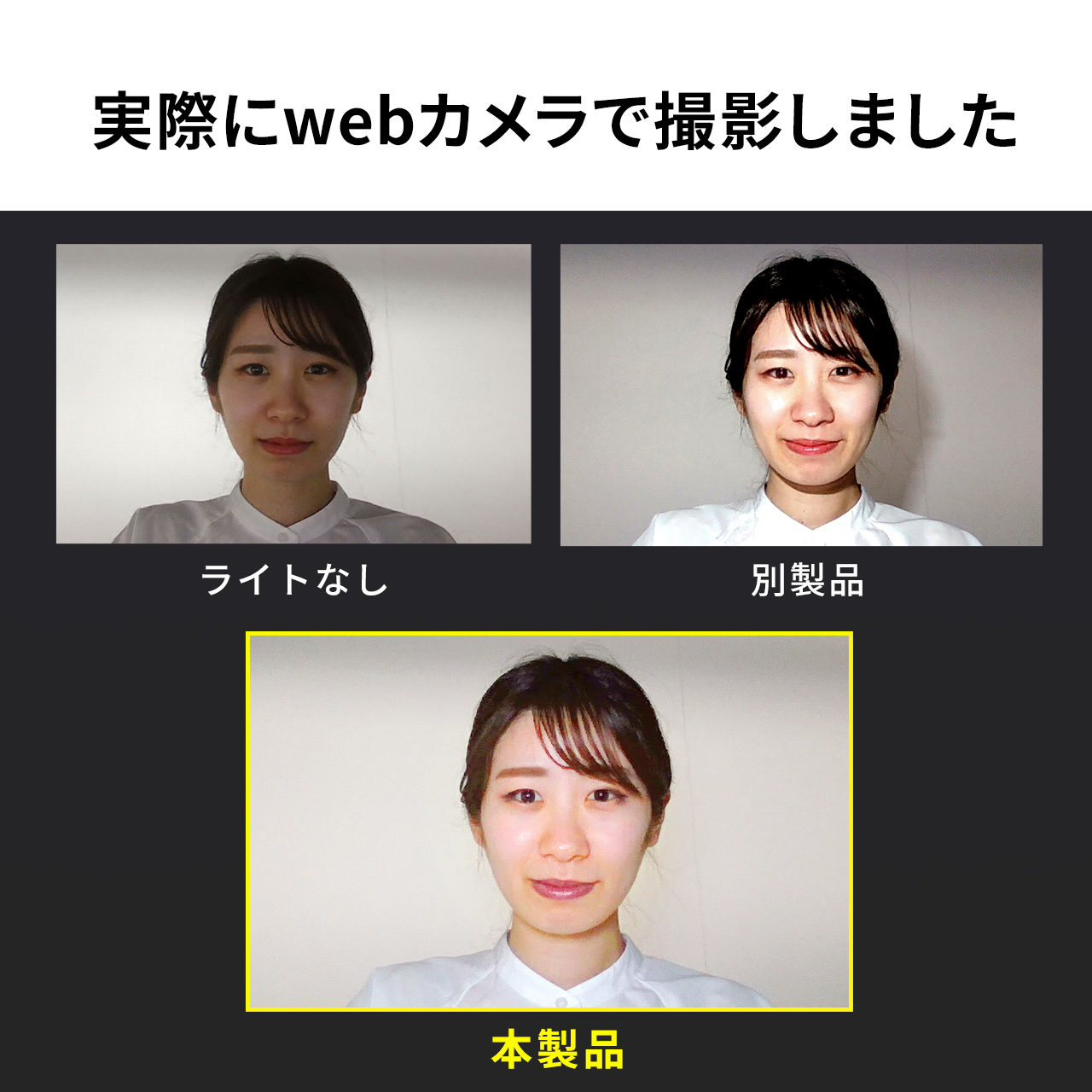 撮影 LED照明 Amazon | Smiling Shark 撮影用ライト XJ77，【高輝度
